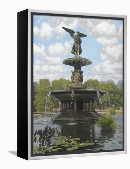 The Fountain-John Zaccheo-Framed Premier Image Canvas