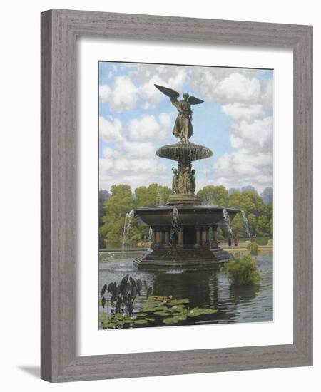 The Fountain-John Zaccheo-Framed Giclee Print