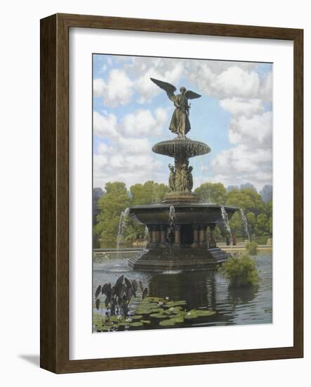 The Fountain-John Zaccheo-Framed Giclee Print