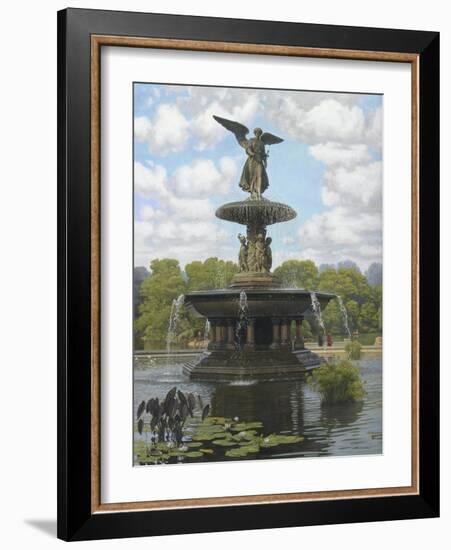 The Fountain-John Zaccheo-Framed Giclee Print