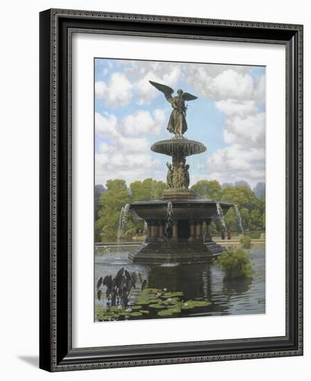 The Fountain-John Zaccheo-Framed Giclee Print