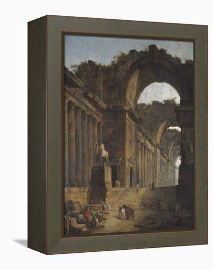 The Fountains, 1787-88-Hubert Robert-Framed Premier Image Canvas