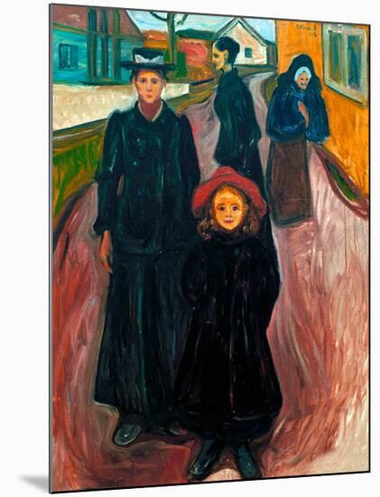 The Four Ages of Life, 1902-Edvard Munch-Mounted Giclee Print