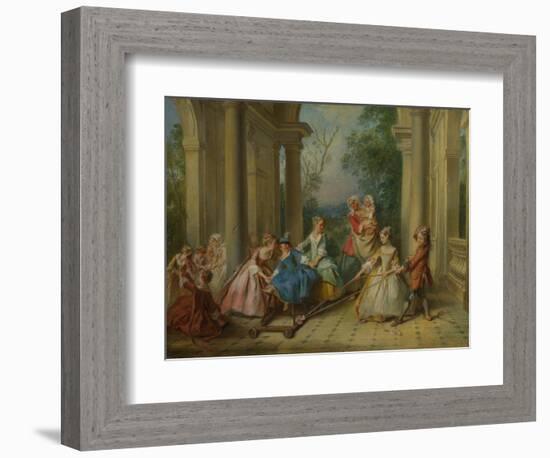 The Four Ages of Man: Childhood, Ca 1735-Nicolas Lancret-Framed Giclee Print