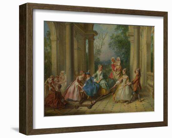The Four Ages of Man: Childhood, Ca 1735-Nicolas Lancret-Framed Giclee Print