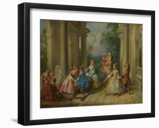 The Four Ages of Man: Childhood, Ca 1735-Nicolas Lancret-Framed Giclee Print