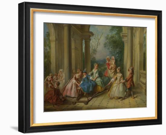 The Four Ages of Man: Childhood, Ca 1735-Nicolas Lancret-Framed Giclee Print