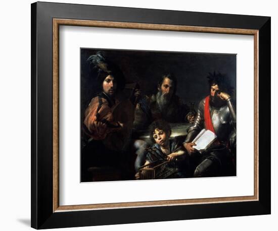 The Four Ages of Man, circa 1626-7-Valentin de Boulogne-Framed Giclee Print