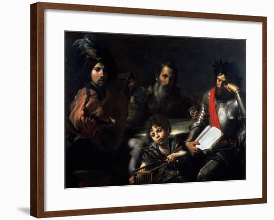 The Four Ages of Man, circa 1626-7-Valentin de Boulogne-Framed Giclee Print