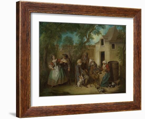 The Four Ages of Man: Old Age, Ca 1735-Nicolas Lancret-Framed Giclee Print