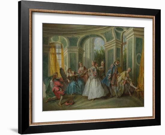 The Four Ages of Man: Youth, Ca 1735-Nicolas Lancret-Framed Giclee Print