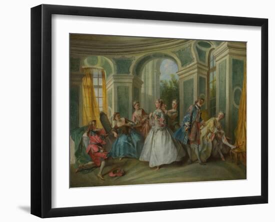 The Four Ages of Man: Youth, Ca 1735-Nicolas Lancret-Framed Giclee Print