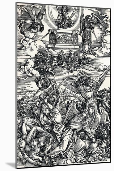 The Four Avenging Angels, 1498-Albrecht Dürer-Mounted Giclee Print