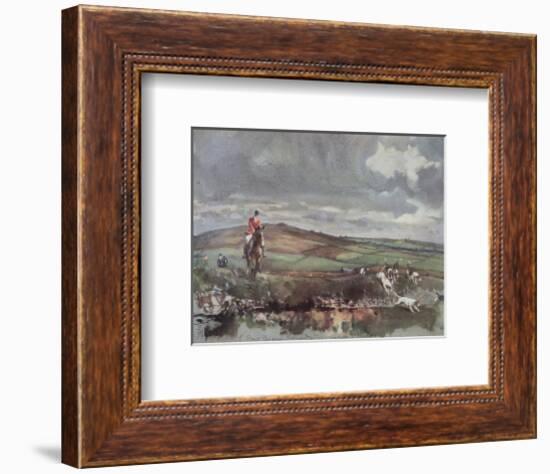 The Four Burrow-Lionel Edwards-Framed Premium Giclee Print