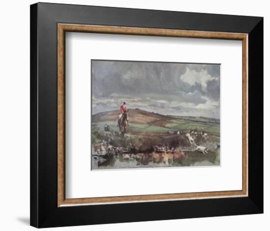 The Four Burrow-Lionel Edwards-Framed Premium Giclee Print