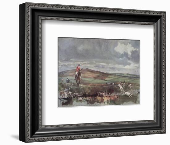 The Four Burrow-Lionel Edwards-Framed Premium Giclee Print