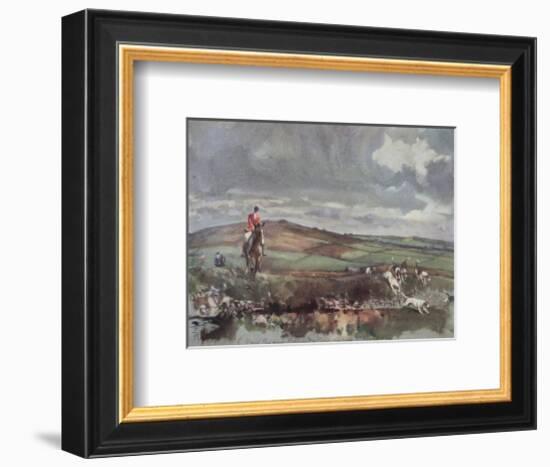 The Four Burrow-Lionel Edwards-Framed Premium Giclee Print