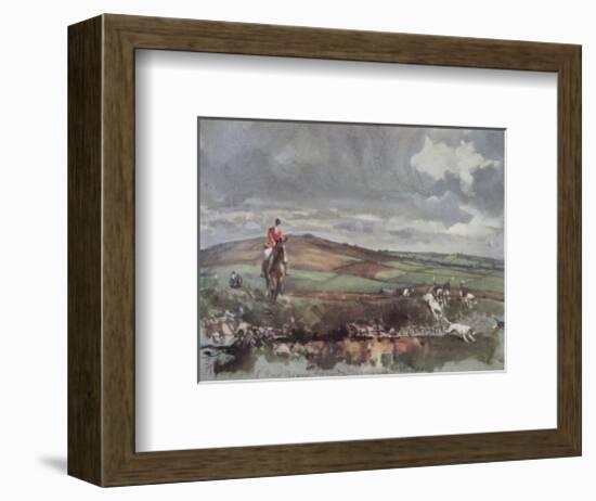 The Four Burrow-Lionel Edwards-Framed Premium Giclee Print