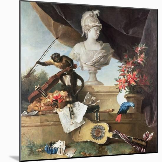The Four Continents: Europe, 1722-Jean-Baptiste Oudry-Mounted Giclee Print