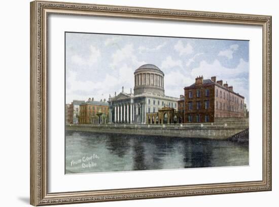 The Four Courts, Dublin, Ireland, C1900s-C1920S-null-Framed Giclee Print