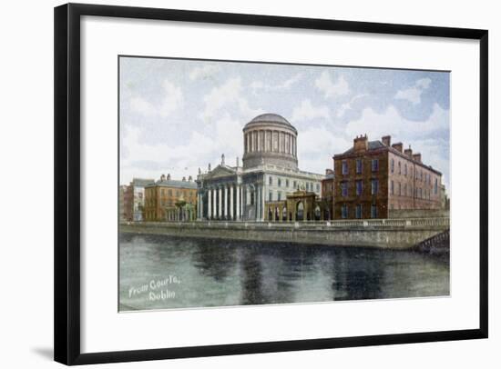 The Four Courts, Dublin, Ireland, C1900s-C1920S-null-Framed Giclee Print