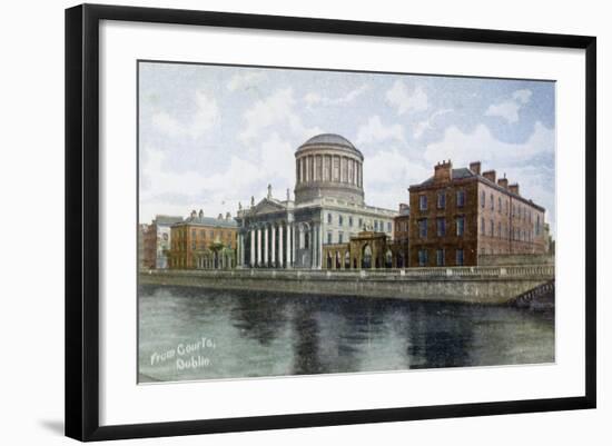 The Four Courts, Dublin, Ireland, C1900s-C1920S-null-Framed Giclee Print