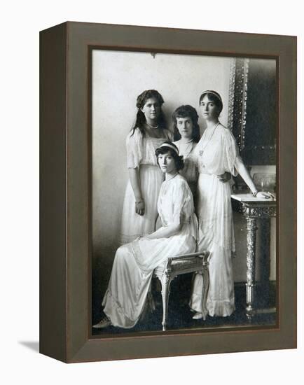 The Four Daughters of Tsar Nicholas II of Russia, 1910S-K von Hahn-Framed Premier Image Canvas