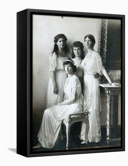 The Four Daughters of Tsar Nicholas II of Russia, 1910S-K von Hahn-Framed Premier Image Canvas