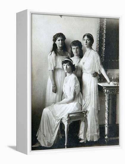 The Four Daughters of Tsar Nicholas II of Russia, 1910S-K von Hahn-Framed Premier Image Canvas