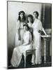 The Four Daughters of Tsar Nicholas II of Russia, 1910S-K von Hahn-Mounted Giclee Print