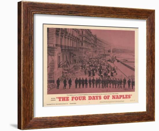 The Four Days of Naples, 1963-null-Framed Art Print