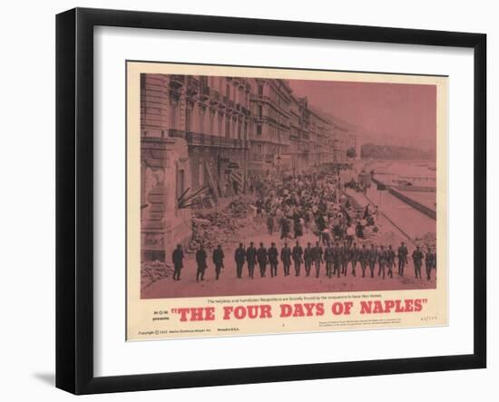 The Four Days of Naples, 1963-null-Framed Art Print