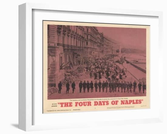 The Four Days of Naples, 1963-null-Framed Art Print