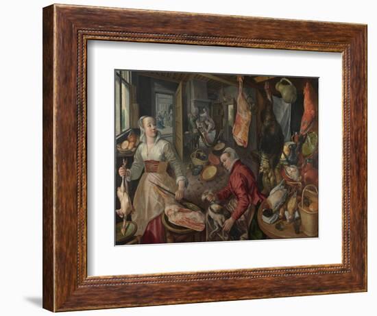 The Four Elements: Fire, 1569-Joachim Beuckelaer-Framed Premium Giclee Print