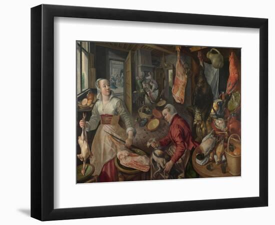 The Four Elements: Fire, 1569-Joachim Beuckelaer-Framed Premium Giclee Print