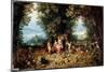 The Four Elements: the Earth. 16Th-17Th Century (Painting)-Jan the Elder Brueghel-Mounted Giclee Print