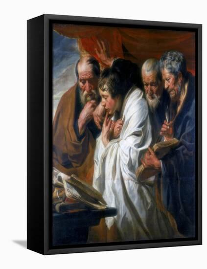 The Four Evangelists, 1620-1625-Jacob Jordaens-Framed Premier Image Canvas