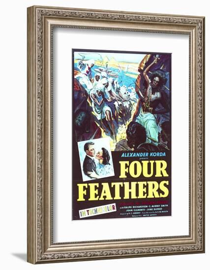 The Four Feathers - Movie Poster Reproduction-null-Framed Photo