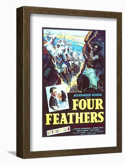 The Four Feathers - Movie Poster Reproduction-null-Framed Photo