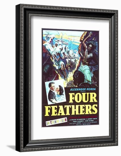 The Four Feathers - Movie Poster Reproduction-null-Framed Photo