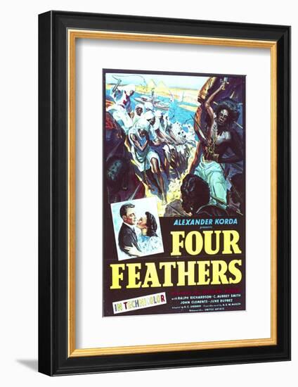 The Four Feathers - Movie Poster Reproduction-null-Framed Photo