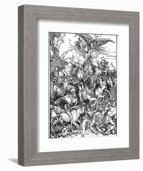 The Four Horsemen of the Apocalypse, 1498-Albrecht Durer-Framed Giclee Print