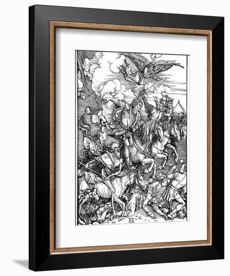 The Four Horsemen of the Apocalypse, 1498-Albrecht Durer-Framed Giclee Print