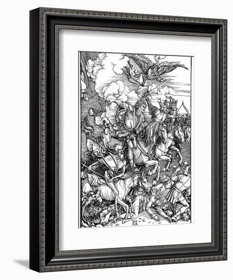 The Four Horsemen of the Apocalypse, 1498-Albrecht Durer-Framed Giclee Print