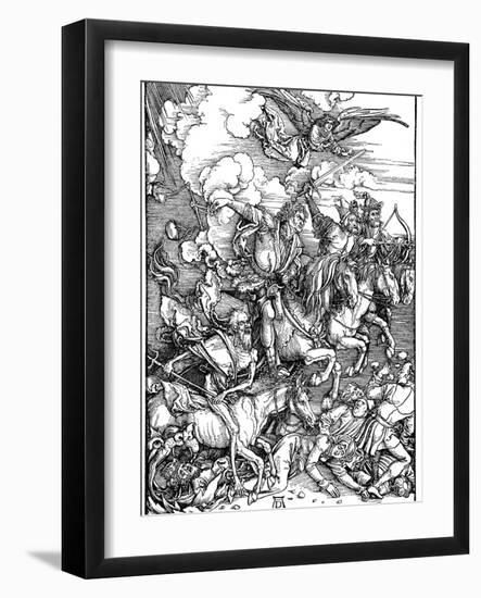 The Four Horsemen of the Apocalypse, 1498-Albrecht Durer-Framed Giclee Print