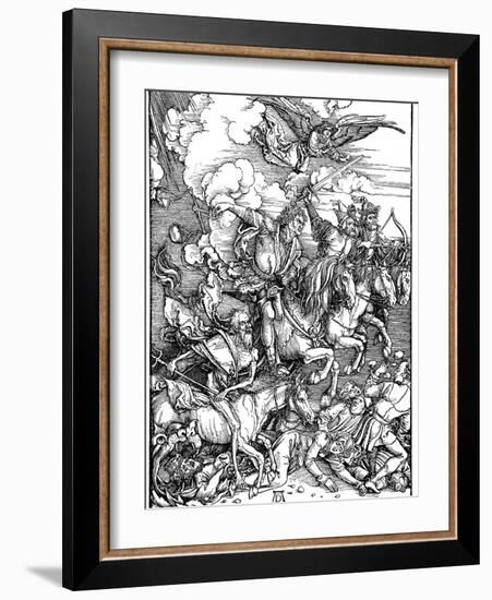 The Four Horsemen of the Apocalypse, 1498-Albrecht Durer-Framed Giclee Print