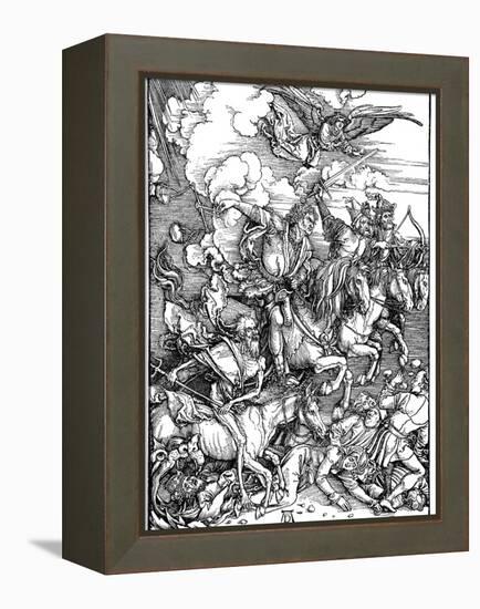 The Four Horsemen of the Apocalypse, 1498-Albrecht Durer-Framed Premier Image Canvas