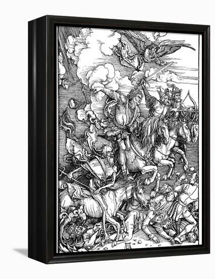 The Four Horsemen of the Apocalypse, 1498-Albrecht Durer-Framed Premier Image Canvas