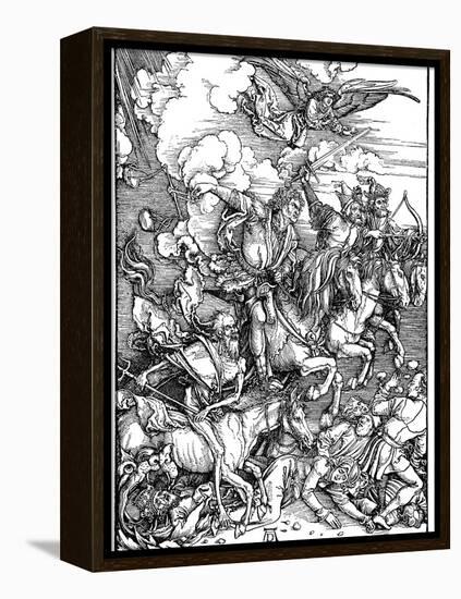 The Four Horsemen of the Apocalypse, 1498-Albrecht Durer-Framed Premier Image Canvas