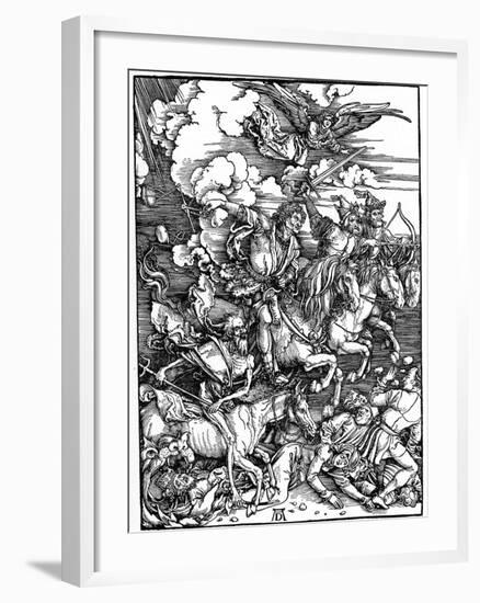 The Four Horsemen of the Apocalypse, 1498-Albrecht Durer-Framed Giclee Print